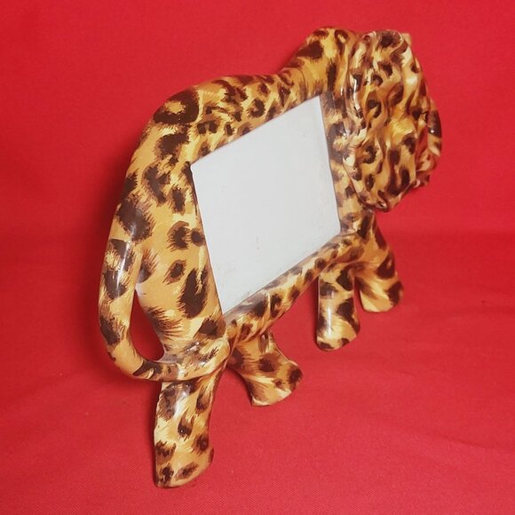 Decoupage Elephant Figurine Photo Picture Frame - Picture 5 of 11